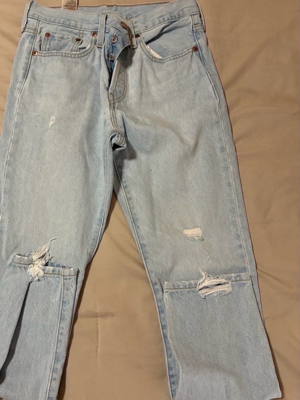 Levi's Light Blue 501® Skinny Jeans